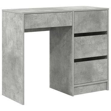 vidaXL Schreibtisch Beton Grau 90 x 37,5 x 75 cm Holzwerkstoff