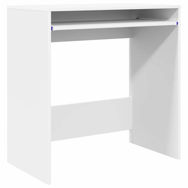 vidaXL Schreibtisch mit Speicher Weiß 77,5 x 43 x 79 cm Holzwerkstoff