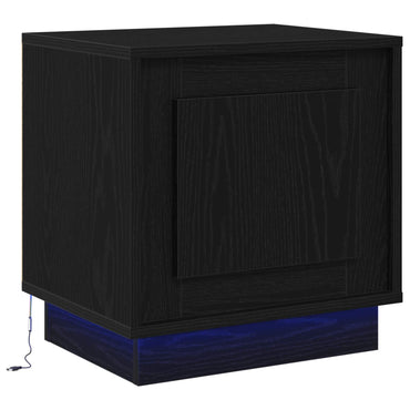 vidaXL Nachttisch Schwarz 44 x 34,5 x 45 cm Holzwerkstoff