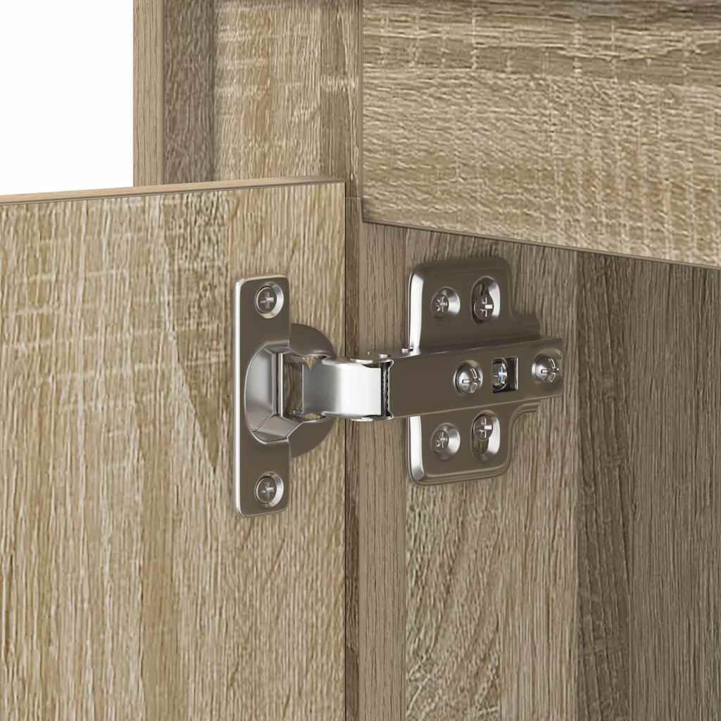 vidaXL Nachttisch Sonoma-Eiche 44 x 34,5 x 45 cm Holzwerkstoff