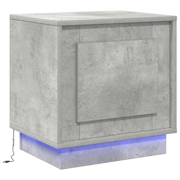 vidaXL Nachttisch Beton Grau 44 x 34,5 x 45 cm Holzwerkstoff