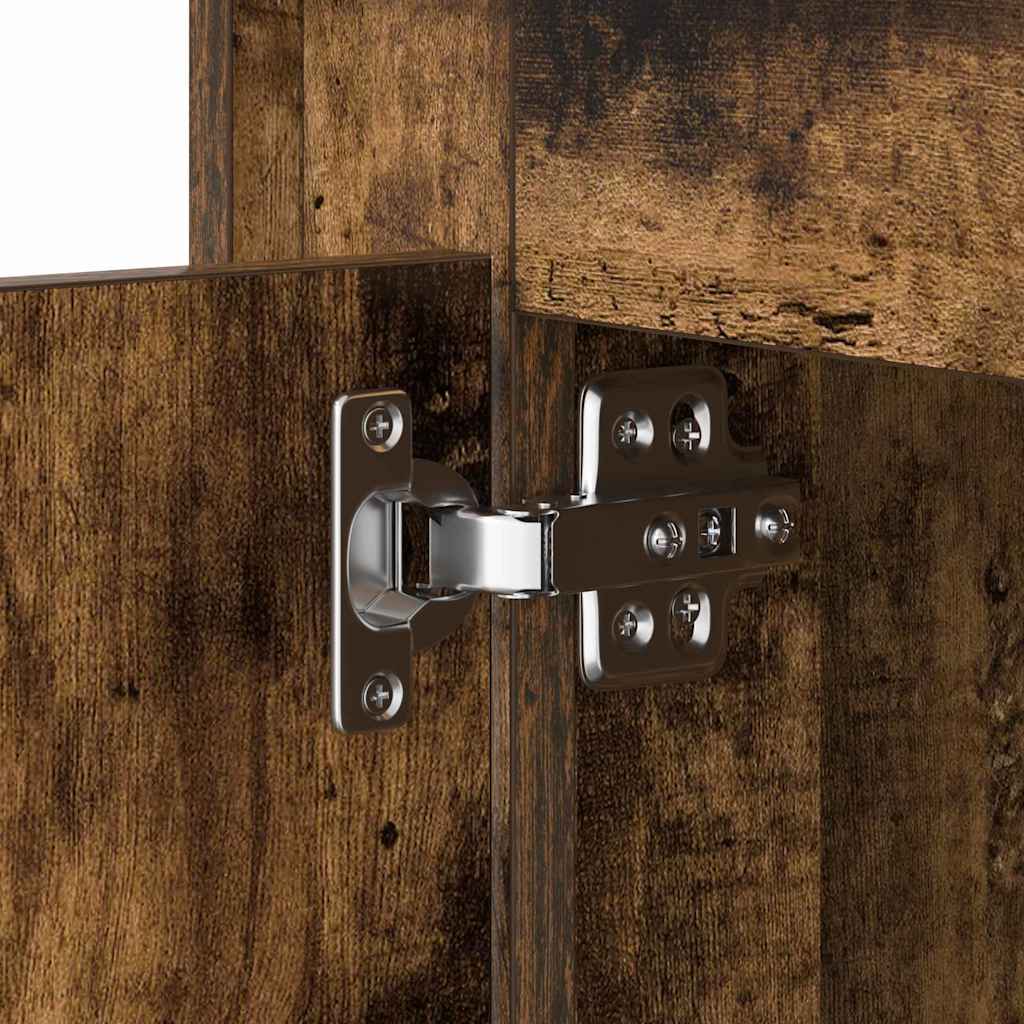 vidaXL Nachttisch Geräucherte Eiche 44 x 34,5 x 45 cm Holzwerkstoff