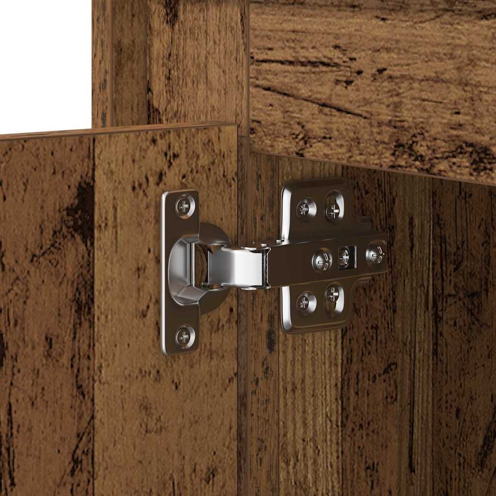vidaXL Nachttisch Altholz 44 x 34,5 x 45 cm Holzwerkstoff