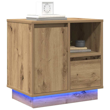 vidaXL Nachttisch 2 pcs Artisan-Eiche 50 x 34,5 x 50 cm Holzwerkstoff