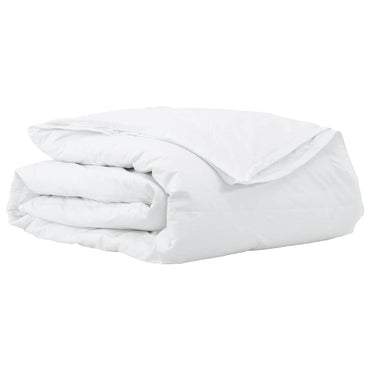 vidaXL 2-in-1 Bettdecke Weiß 240 x 220 cm Feder