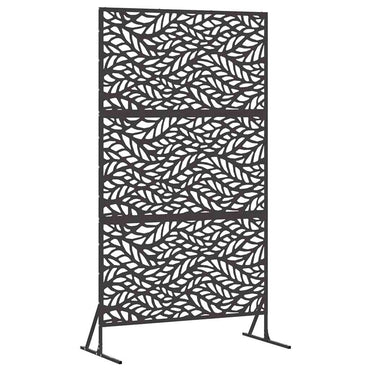 vidaXL Sichtschutz Schwarz 100 x 50 x 180 cm Stahl