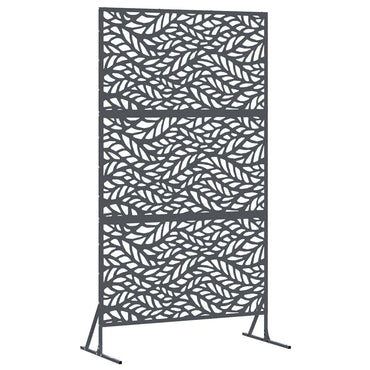 vidaXL Sichtschutz Anthrazit 100 x 50 x 180 cm Stahl