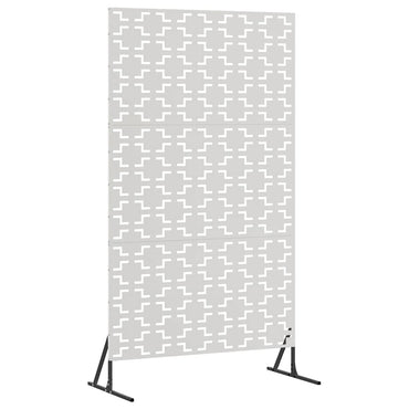 vidaXL Sichtschutz Grau 100 x 50 x 180 cm Stahl
