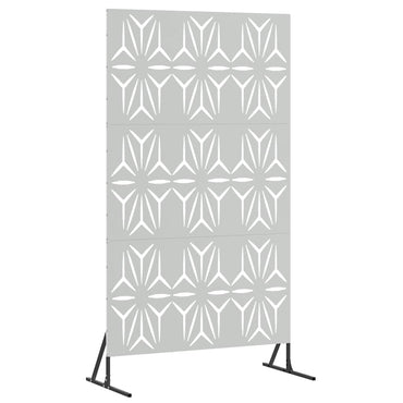 vidaXL Sichtschutz Grau 100 x 50 x 180 cm Stahl