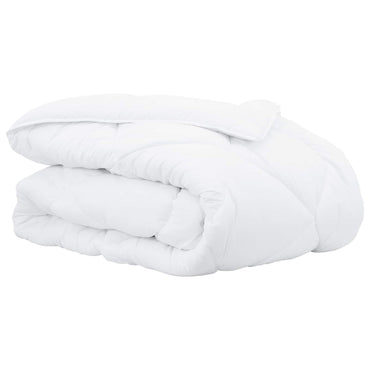 vidaXL Winterbettdecke Weiß 240 x 222 x 5 cm Polyester