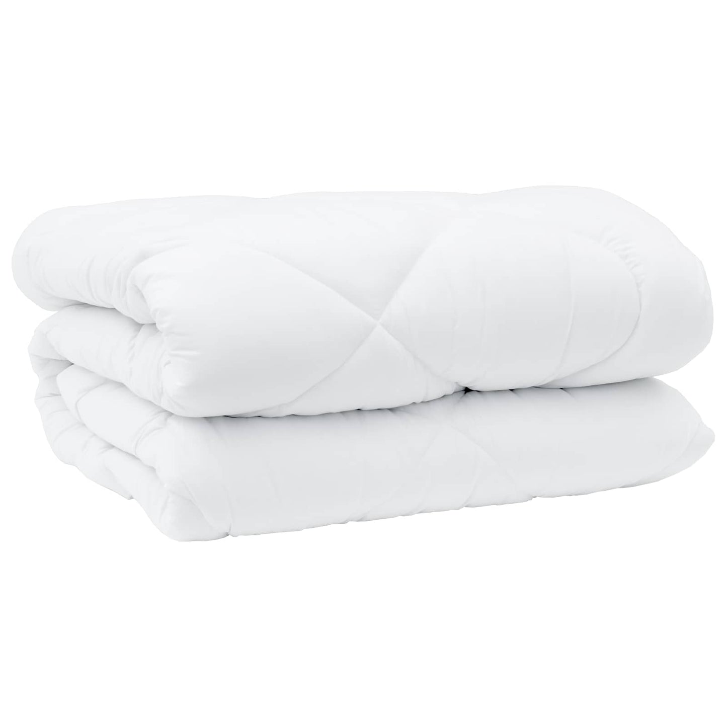 vidaXL Winterbettdecke Weiß 240 x 222 x 5 cm Polyester