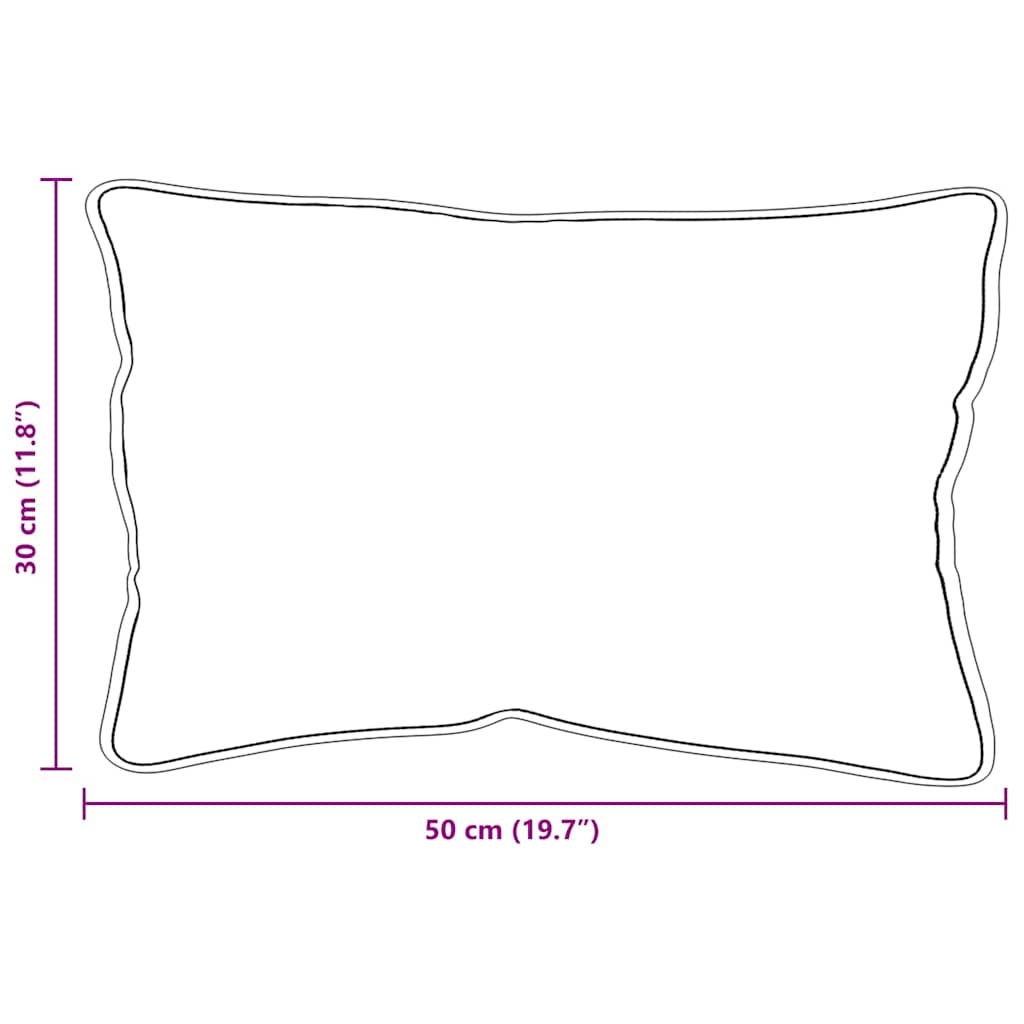 Kopfkissen mit Kissen Weiß Baumwolle und Polyester