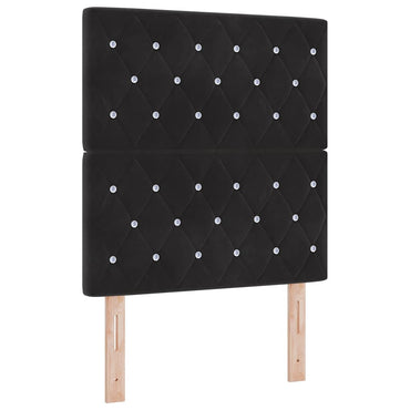 vidaXL Kopfteil mit Kopfteil Schwarz 80 cm Kunstleder