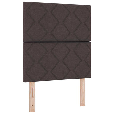 vidaXL Kopfteil mit Kopfteil Dunkelbraun 80 cm Kunstleder