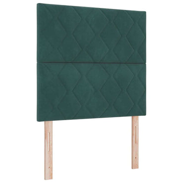 vidaXL Kopfteil mit Kopfteil Dunkelgrün 90 cm Samt