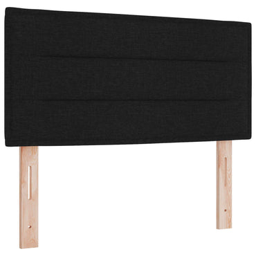 vidaXL LED Kopfteil mit LED-Lichtleisten Schwarz 100 cm Polyester