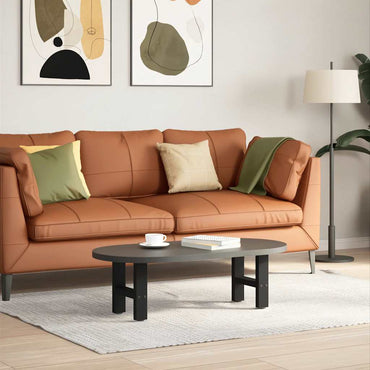 vidaXL Couchtischbeine Schwarz 2 Stk. 30x(30-31) cm Stahl