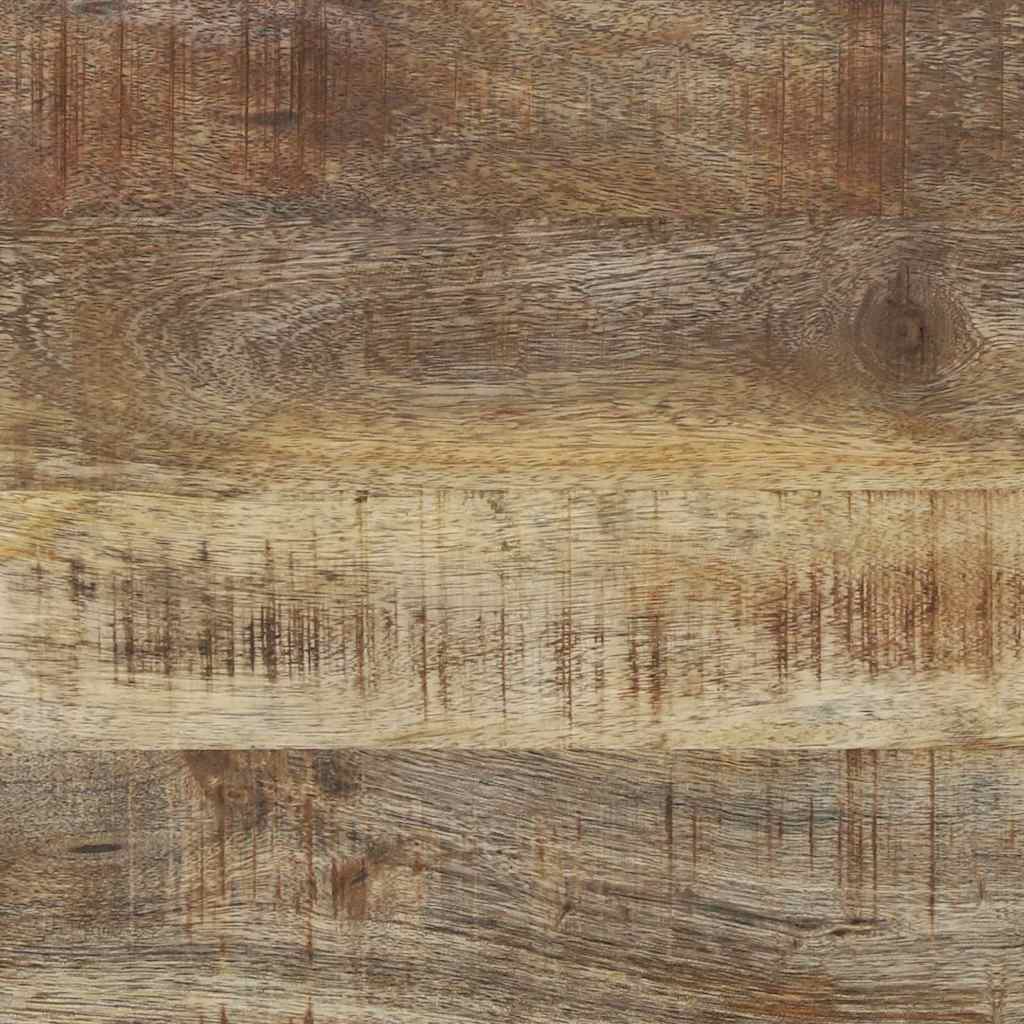 vidaXL Table d'appoint avec étagère Marron 40 x 40 x 80 cm Bois de manguier massif