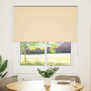 vidaXL Store occultant beige 135x150 cm Largeur du tissu 131,6 cm