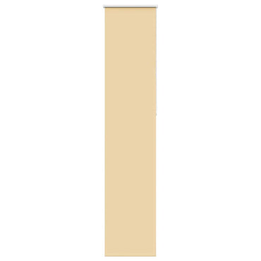 vidaXL Verdunkelungsrollo Beige 50x210cm Stoffbreite 45,7 cm Polyester