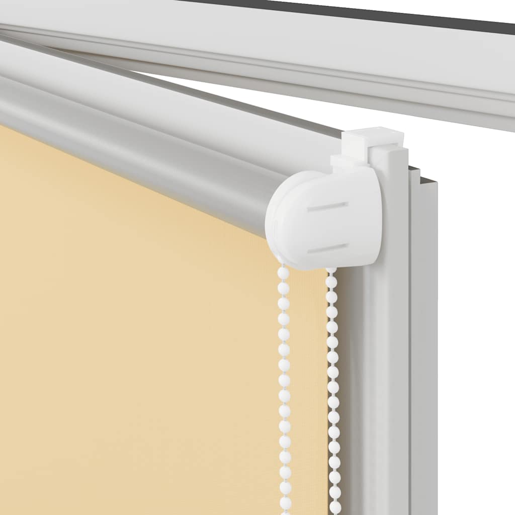 vidaXL Verdunkelungsrollo Beige 40x230cm Stoffbreite 35,7 cm Polyester