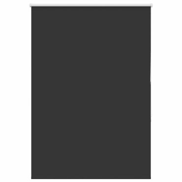 vidaXL Verdunkelungsrollo Schwarz 100x130 cm Stoffbreite 95,7cm