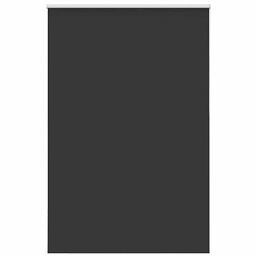 vidaXL Verdunkelungsrollo Schwarz 155x230 cm Stoffbreite 151,6 cm