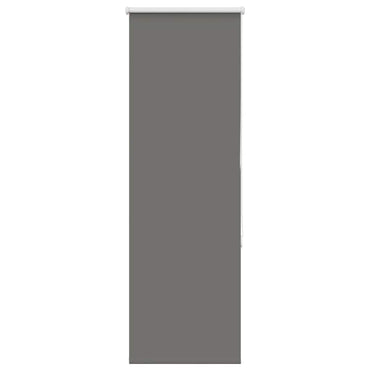 vidaXL Verdunkelungsrollo Grau 60x130 cm Stoffbreite 55,7 cm Polyester
