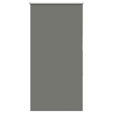 vidaXL Verdunkelungsrollo Grau 85x150 cm Stoffbreite 80,7 cm Polyester