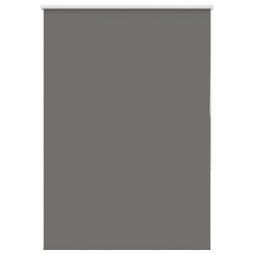 vidaXL Verdunkelungsrollo Grau 105x150cm Stoffbreite 100,7cm Polyester