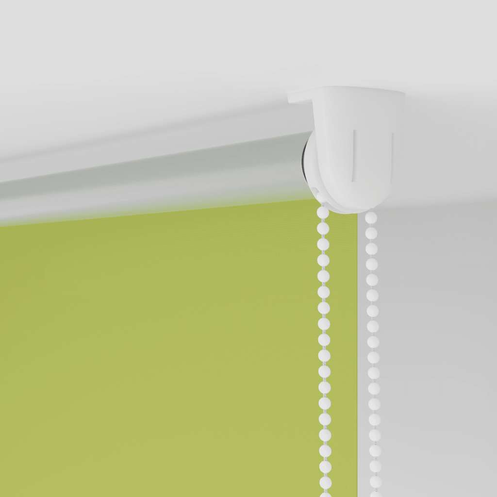 vidaXL Verdunkelungsrollo Grün 50x130 cm Stoffbreite 45,7 cm Polyester