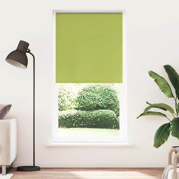 vidaXL Verdunkelungsrollo Grün 105x210cm Stoffbreite 100,7cm Polyester
