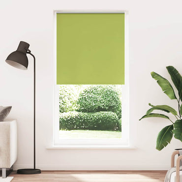 vidaXL Verdunkelungsrollo Grün 110x210cm Stoffbreite 105,7cm Polyester