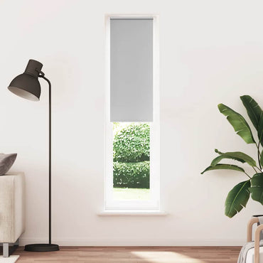 vidaXL Verdunkelungsrollo Hellgrau 45x230 cm Stoffbreite 40,7 cm