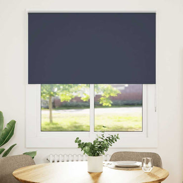 vidaXL Verdunkelungsrollo Marineblau 120x130 cm Stoffbreite 116,6 cm