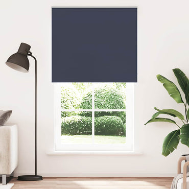 vidaXL Verdunkelungsrollo Marineblau 140x230 cm Stoffbreite 136,6 cm
