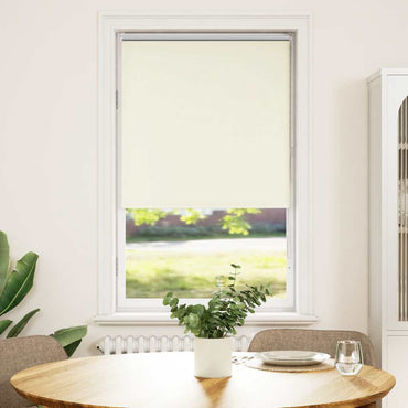 vidaXL Verdunkelungsrollo Cremeweiß 65x175cm Stoffbreite 60,7 cm