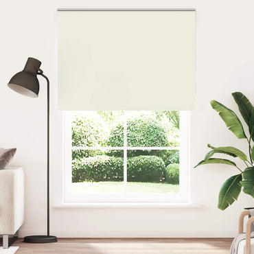 vidaXL Verdunkelungsrollo Cremeweiß 145x210cm Stoffbreite 141,6cm
