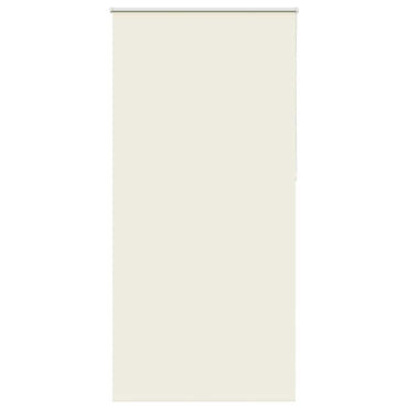 vidaXL Verdunkelungsrollo Cremeweiß 105x230cm Stoffbreite 100,7cm