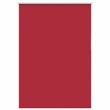 vidaXL Verdunkelungsrollo Rot 95x150 cm Stoffbreite 90,7 cm Polyester