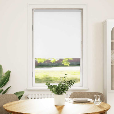 vidaXL Verdunkelungsrollo Weiß 65x175cm Stoffbreite 60,7 cm Polyester