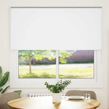 vidaXL Verdunkelungsrollo Weiß 145x175 cm Stoffbreite 141,6 cm