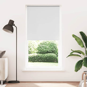vidaXL Verdunkelungsrollo Weiß 105x230cm Stoffbreite 100,7cm Polyester