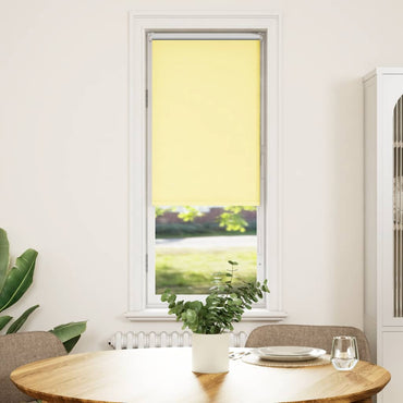 vidaXL Verdunkelungsrollo Gelb 50x175 cm Stoffbreite 45,7 cm Polyester