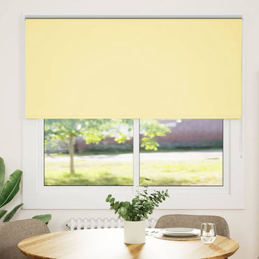 vidaXL Verdunkelungsrollo Gelb 160x175cm Stoffbreite 156,6cm Polyester