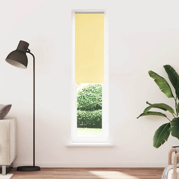 vidaXL Verdunkelungsrollo Gelb 45x210 cm Stoffbreite 40,7 cm Polyester