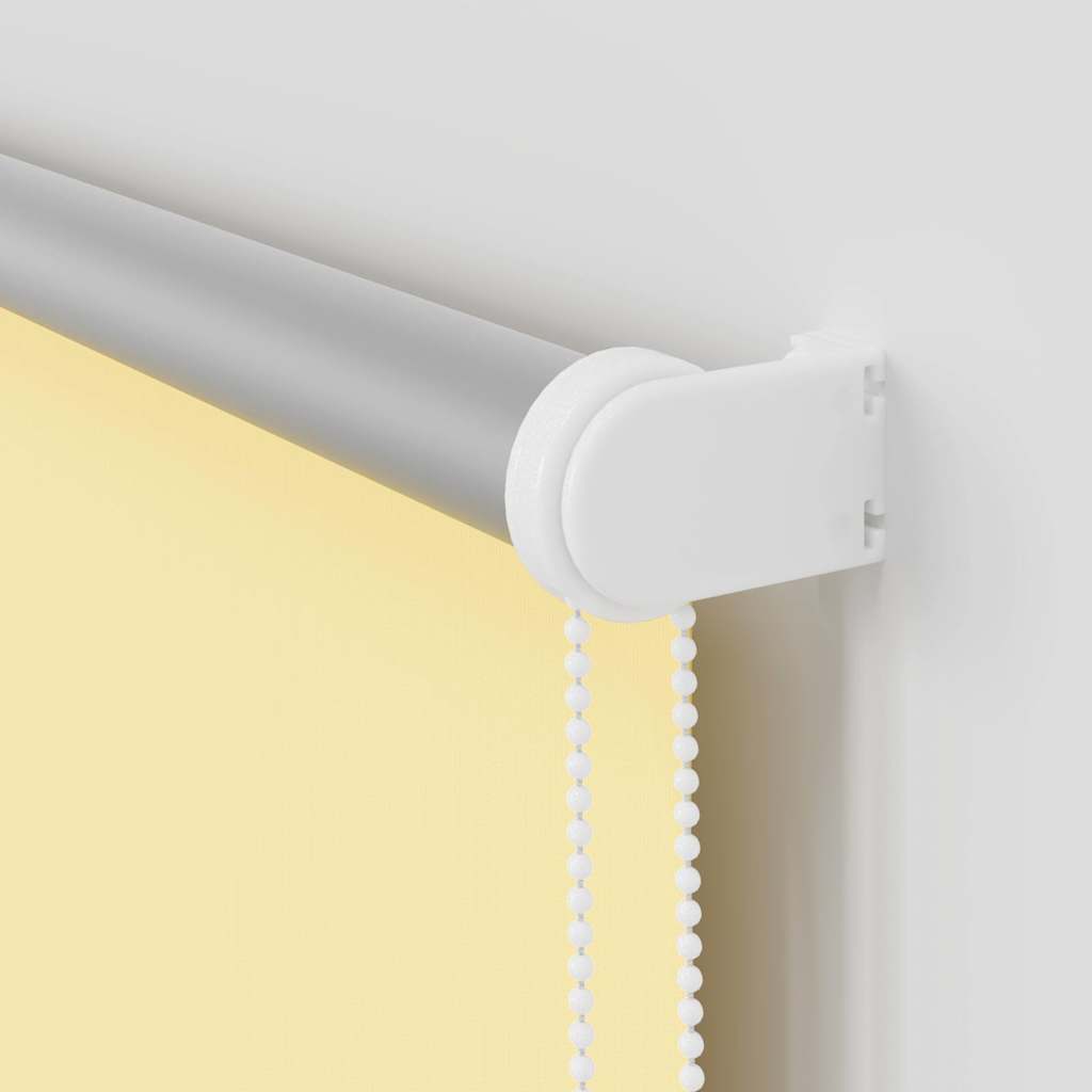 vidaXL Verdunkelungsrollo Gelb 140x210cm Stoffbreite 136,6cm Polyester