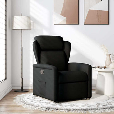 vidaXL Relaxsessel Schwarz Stoff