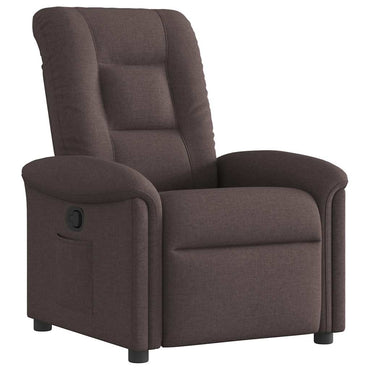 vidaXL Relaxsessel Dunkelbraun Stoff