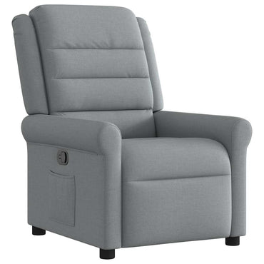 vidaXL Relaxsessel Hellgrau Stoff